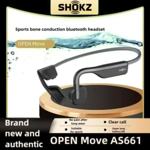 الأصلي SHOKZ OpenMove S661 سماعة توصيل العظام IP55 مقاومة للماء سماعة رأس لاسلكية بلوتوث 5.1 سماعات أذن رياضية مفتوحة الأذن