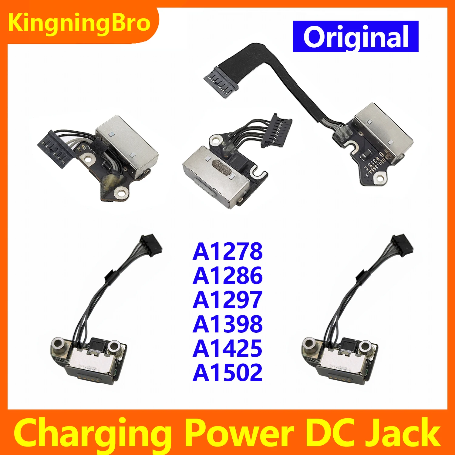 Original Charging Port Power DC Jack For Macbook Pro A1278 A1286 A1297 A1398 A1425 A1502 2008-2015 Year