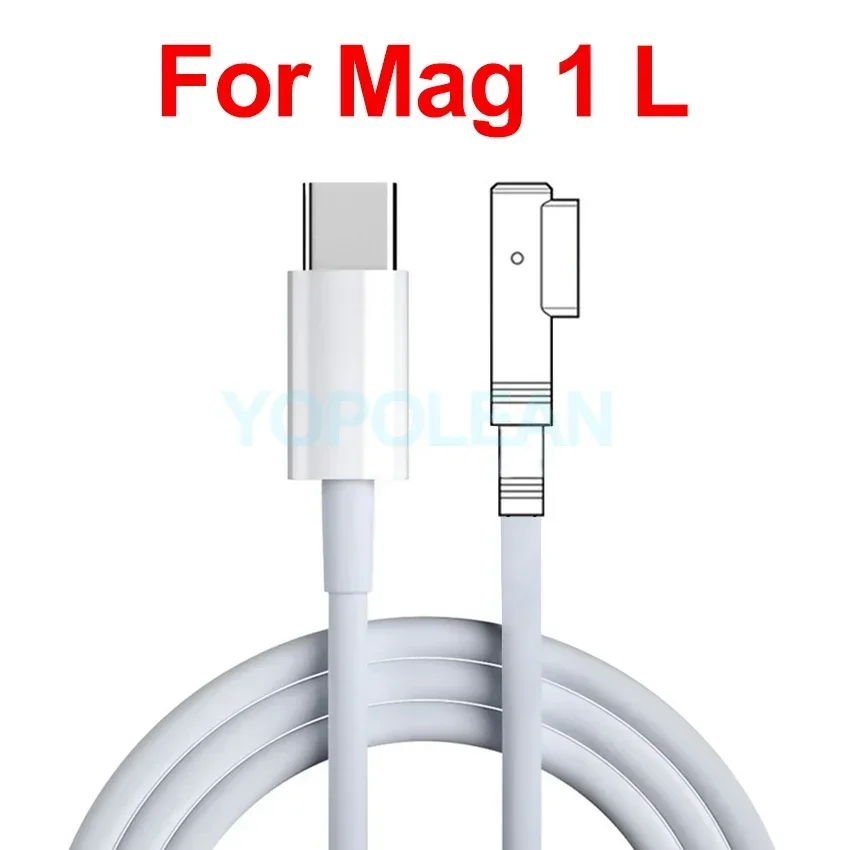 New Laptop Charger for Macbook Pro Air Adapter mag 1 mag 2 45W 60W 85W A1278 A1286 A1465 A1466 A1425 A1502 A1398 USB-C Cable - الصورة 5